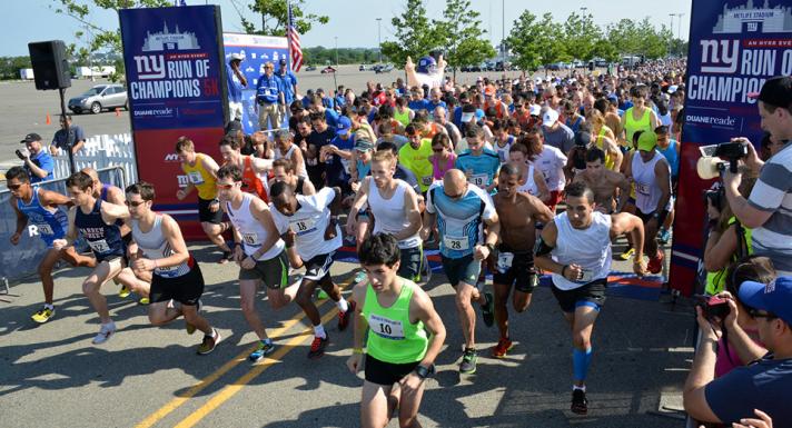 New York Giants Run of Champions 5k Bleedbigbluecom New York Giants Run of Champions 5k