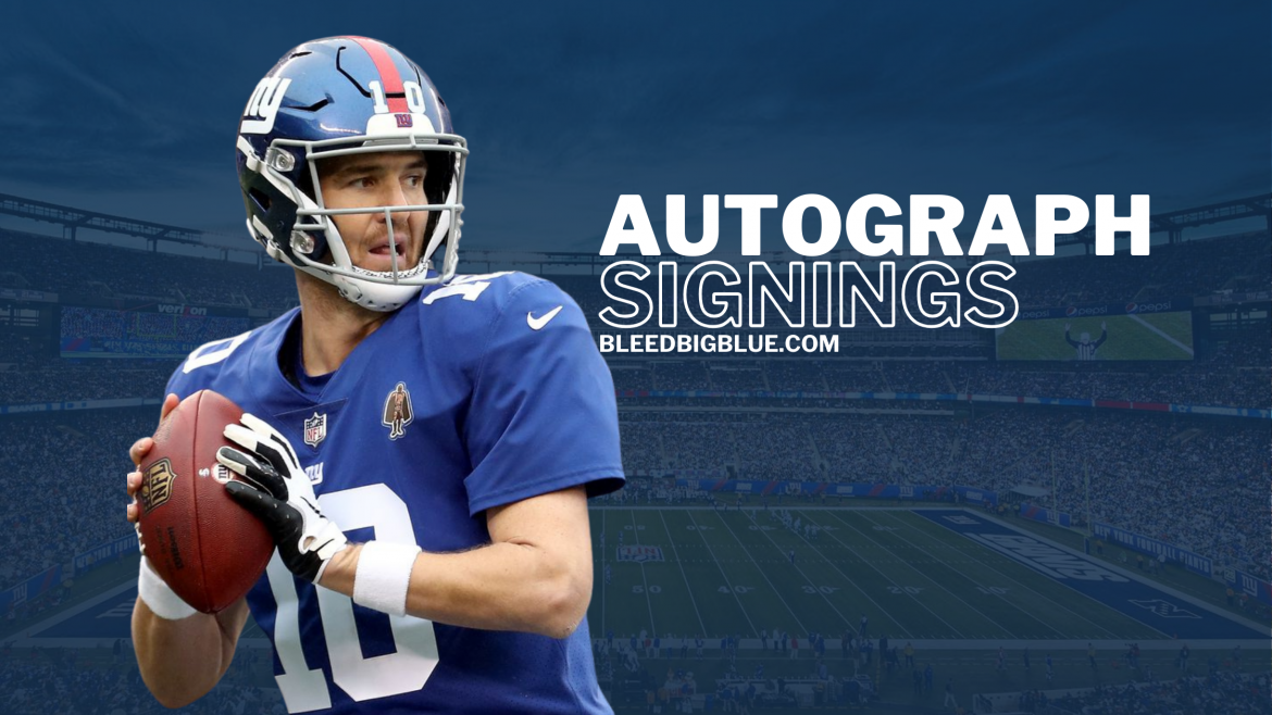 New York Giants Autograph Signing