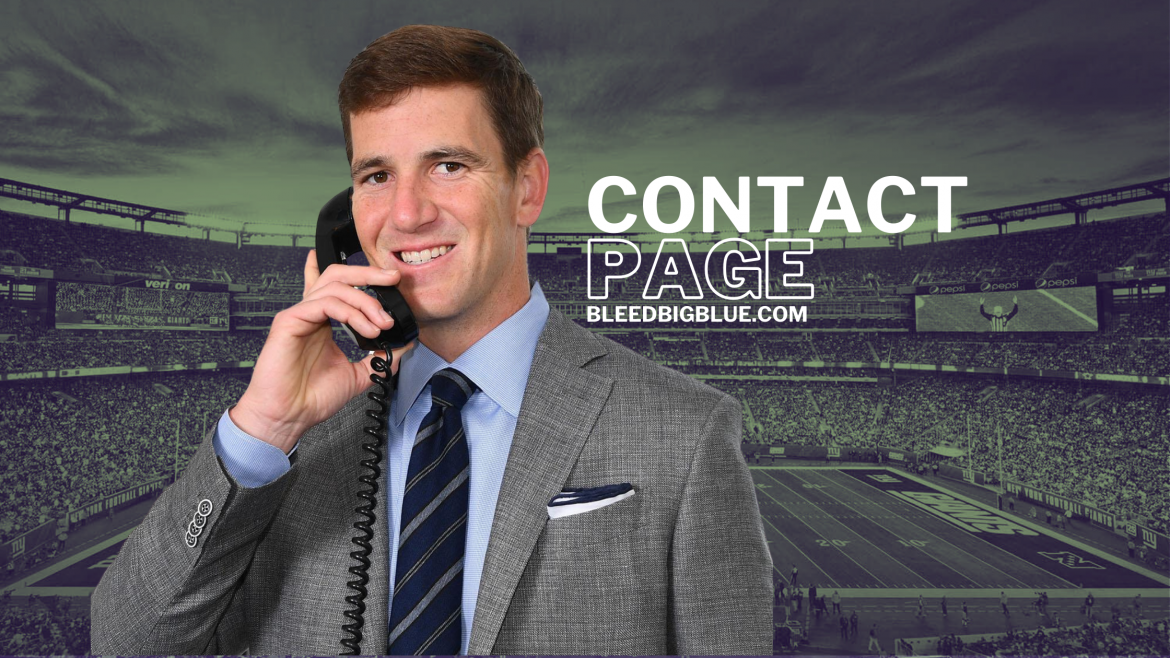 Bleedbigblue.com Contact Page