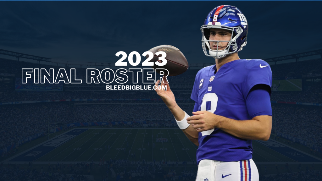 New York Giants 2023 Final Roster